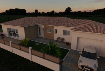 Photo maison Terrain + maison Montaigut sur save 